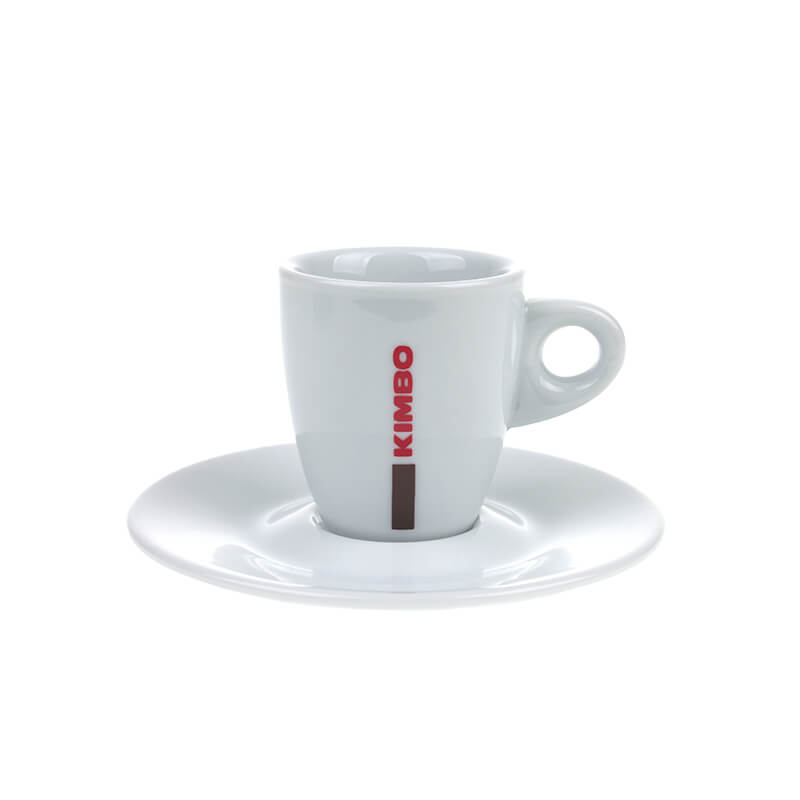 Kimbo espressokop med logo