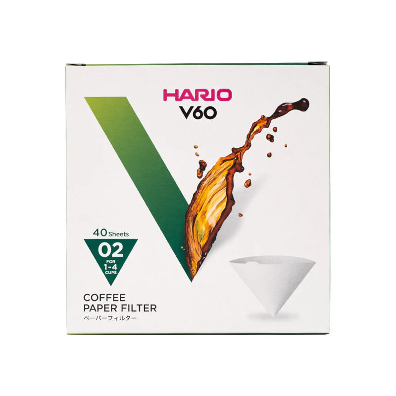 Hario V60 papirfiltre til filter 02 (40 stk.)
