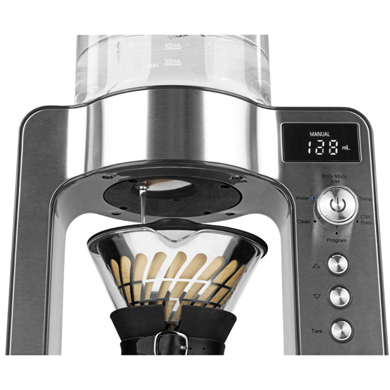 BEEM Pour Over filterkaffemaskine + vægt, rustfrit stål, sort