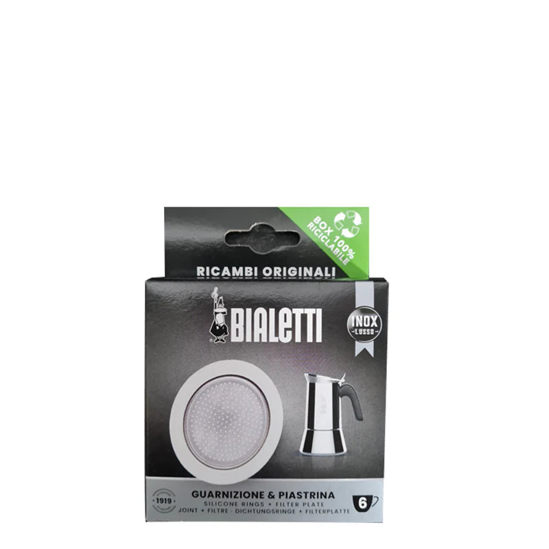 Bialetti 1 pakning + 1 filter 6 kopper