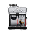 De'Longhi La Specialista Arte EC9155.MB, manuel espressomaskine, integreret kværn med 8 formalingsgrader, aktiv temperaturkontrol, MyLatte Art-dampdyse, metal/sort
