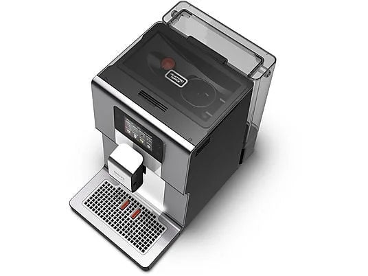 KRUPS EA 875 E Intuition Preference+ — Fuldautomatisk espressomaskine · Quattro Force · Farve-touchskærm · Sølv