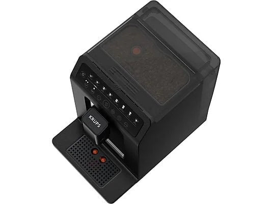 KRUPS EA897B Evidence ECOdesign — Fuldautomatisk espressomaskine · Bæredygtig · Skiferlook · Sort