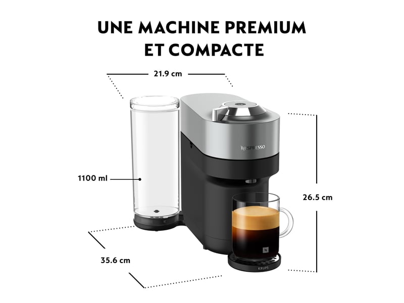 Expresso portionné Nespresso Capsule KRUPS NESPRESSO VERTUO NEXT YY5359FD